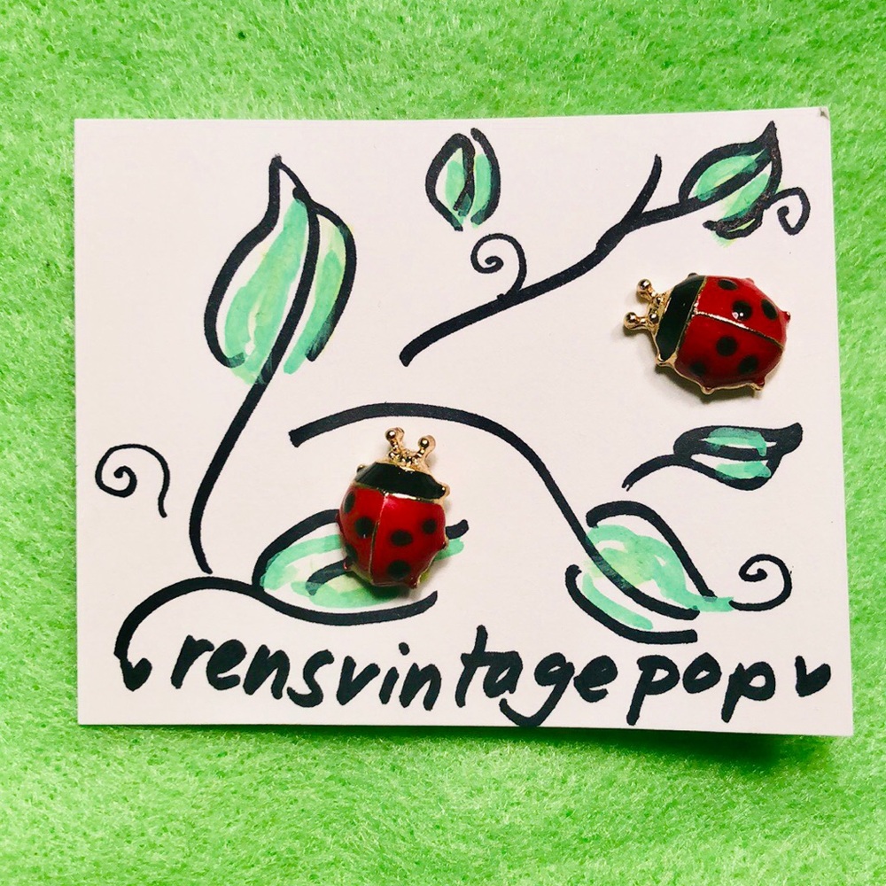 Ladybug Earrings!! - Picture 6 of 8